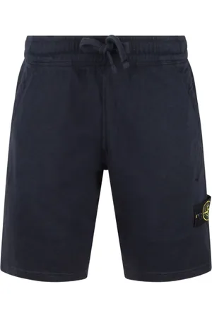 Stone Island Szorty, Mężczyzna, Niebieski, W32, Niebieskie Bermudy dla Mężczyzn