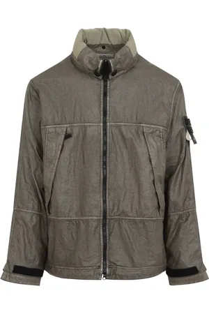 Stone Island Kurtki, Mężczyzna, Zielony, L, Zielona kurtka męska Ss 25