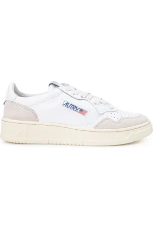 Autry Buty, Kobieta, Biały, 36 EU, Zamsz, Sneakersy Medalist
