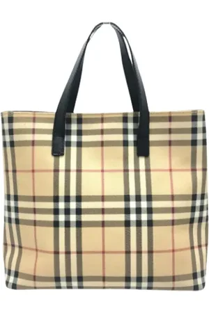 Burberry Pre-owned, Kobieta, Beżowy, ONE SIZE, Pre-owned Canvas handbags