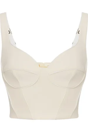 Elisabetta Franchi Koszulki, Kobieta, Żółty, L, Stylowy Top z %pl%ea