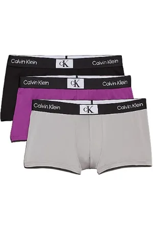 Calvin Klein Bielizna, Mężczyzna, Wielobarwność, L, Wielokolorowe Bokserki 3 Sztuki Elastyczny Pas