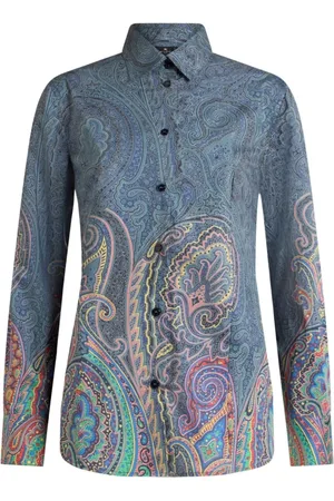 Etro Bluzki, Kobieta, Wielobarwność, S, Elegancka Koszula Damska X0884
