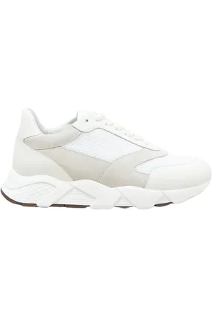 PESERICO SIGN Buty, Kobieta, Biały, 37 EU, Zamsz, Buty sportowe z prawdziwej skóry