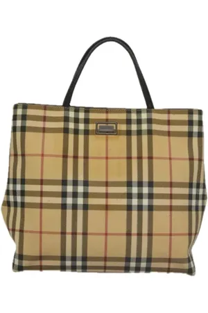 Burberry Pre-owned, Kobieta, Beżowy, ONE SIZE, Pre-owned Canvas handbags