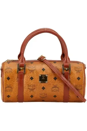 MCM Pre-owned, Kobieta, brązowy, ONE SIZE, Skóra, Pre-owned Skórzane torebki