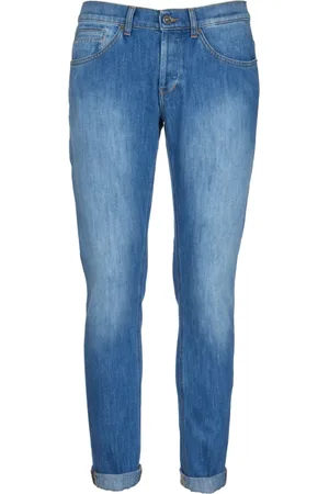 Dondup Jeansy, Mężczyzna, Niebieski, W35, Niebieskie Stylowe Spodnie