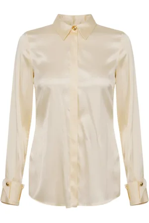 Elisabetta Franchi Bluzki, Kobieta, Żółty, XL, Stylowa Model Sukienka