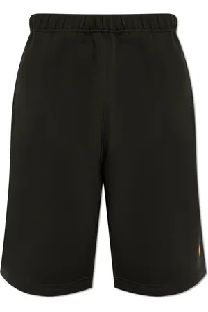 Kenzo Szorty, Mężczyzna, Czarny, XL, Bawełna, Pop Embroidered Track Shorts