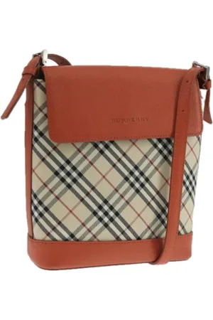 Burberry Pre-owned, Kobieta, Beżowy, ONE SIZE, Pre-owned Canvas shoulder-bags
