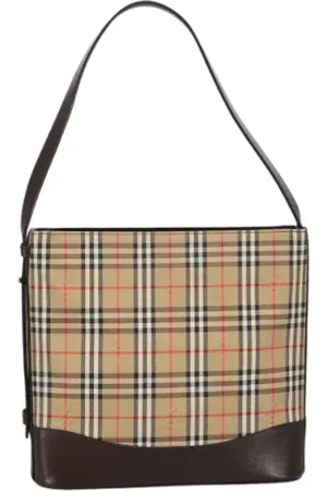 Burberry Pre-owned, Kobieta, Beżowy, ONE SIZE, Pre-owned Canvas shoulder-bags