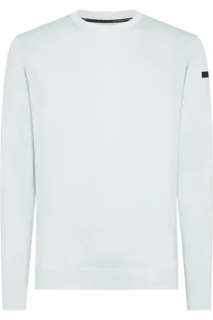 RRD Bluzy, Mężczyzna, Niebieski, 2XL, Okrągły sweter z bawełny