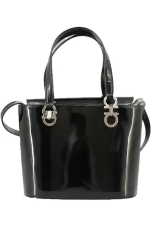Salvatore Ferragamo Pre-owned, Kobieta, Czarny, ONE SIZE, Skóra, Pre-owned Canvas handbags