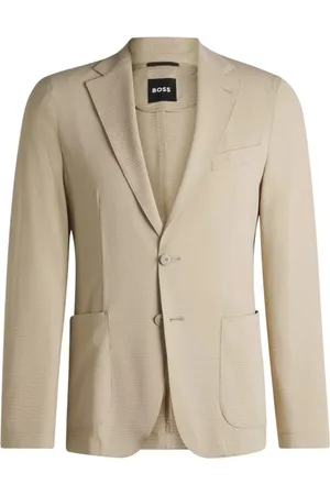 HUGO BOSS Garnitury, Mężczyzna, Beżowy, XL, Stylowy Mieszanka RPA i EA