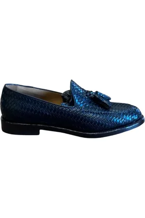 Corvari Buty, Mężczyzna, Niebieski, 41 EU, Klasyczne Skórzane Mokasyny