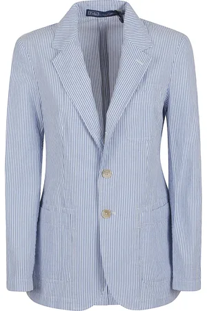 Ralph Lauren Kurtki, Kobieta, Niebieski, 2XS, Czarny Blezer Kurtka