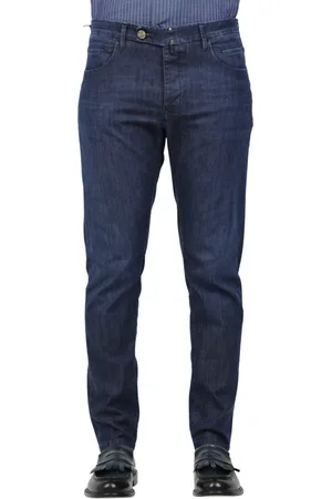 Incotex Jeansy, Mężczyzna, Niebieski, W33, Denim, Jeansyy z rozciągliwego denimu dla mężczyzn