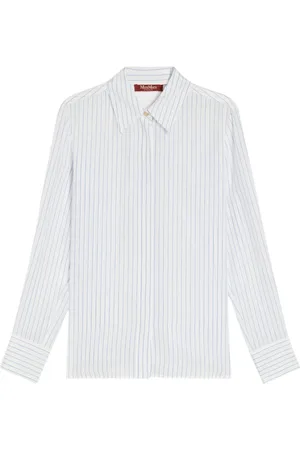 Max Mara Bluzki, Kobieta, Biały, M, Stylowa Koszula dla Kobiet