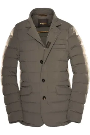 MOORER Kurtki, Mężczyzna, Beżowy, 2XL, Stylowa Kurtka Array Duża