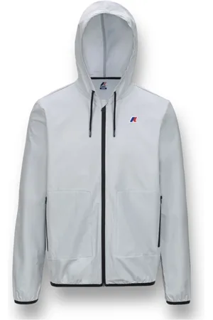 K-Way Kurtki, Mężczyzna, Szary, S, Bawełna, Jourdain Travel Jacket