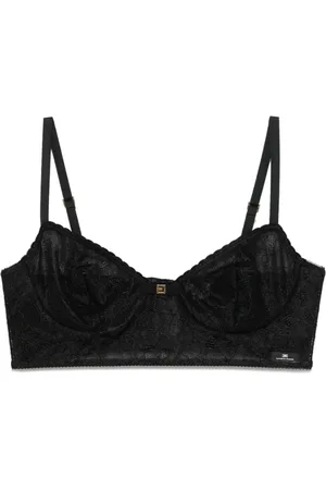 Elisabetta Franchi Bielizna, Kobieta, Czarny, XS, Czarny Damski Biustonosz Top