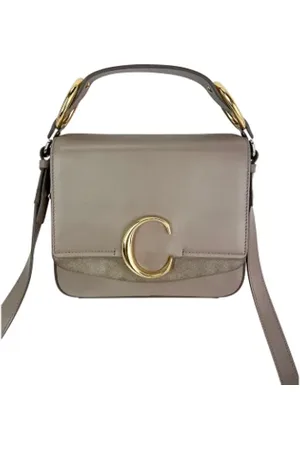Chloé Pre-owned, Kobieta, Szary, ONE SIZE, Skóra, Pre-owned Skórzane torebki