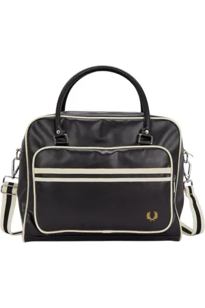 Fred Perry Torebki, Mężczyzna, Czarny, ONE SIZE, Poliester, Klasyczna Torba Podróżna