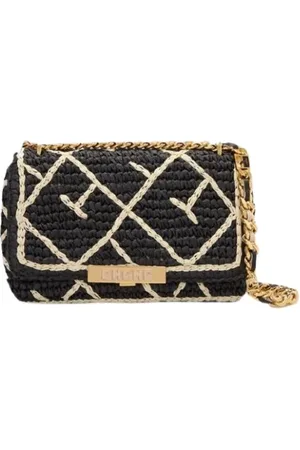 Carolina Herrera Torebki, Kobieta, Czarny, ONE SIZE, Elegancka Torba Bimba 9 Woven