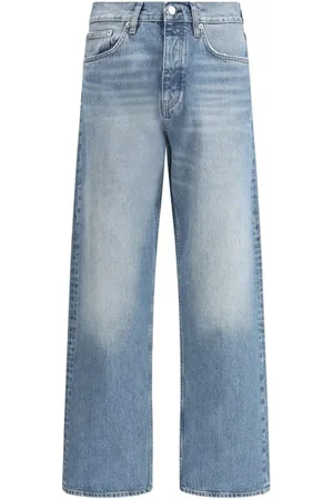 Sunflower Jeansy, Mężczyzna, Niebieski, W33, Nowoczesne Jeansyy z szeroką nogawką z bawełny
