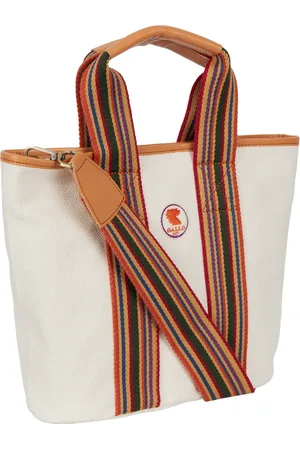 Gallo Torebki, Kobieta, Wielobarwność, ONE SIZE, Biała mini torba torebka damska z bawełnianej kanwy w jednolitym kolorze