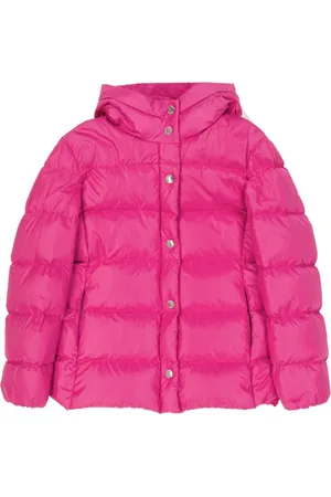 Moschino Kurtki, Kobieta, Różowy, M, Różowa Pikowana Kurtka Puchowa Aw 24