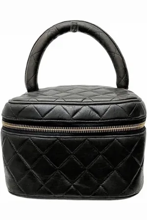 CHANEL Pre-owned, Kobieta, Czarny, ONE SIZE, Skóra, Pre-owned Skórzane torebki