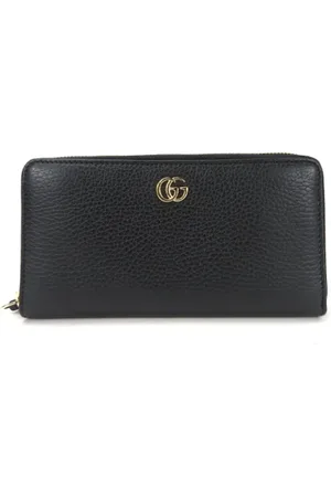 Gucci Pre-owned, Kobieta, Czarny, ONE SIZE, Skóra, Pre-owned skórzane portfele
