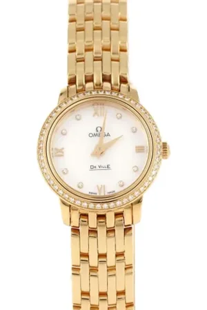 Omega Pre-owned, Kobieta, Żółty, ONE SIZE, Pre-owned Gold watches