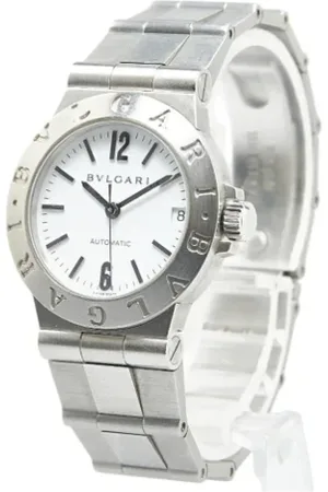 Bvlgari Pre-owned, Kobieta, Biały, ONE SIZE, Pre-owned Stainless Steel watches