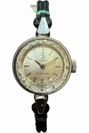 Omega Pre-owned, Kobieta, Szary, ONE SIZE, Pre-owned Stainless Steel watches