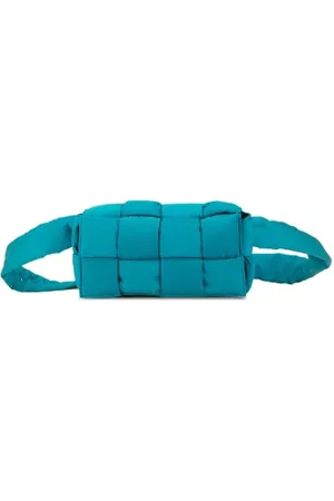 Bottega Veneta Pre-owned, Kobieta, Niebieski, ONE SIZE, Nylon, Pre-owned Canvas crossbody-bags