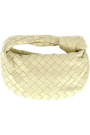 Bottega Veneta Pre-owned, Kobieta, Biały, ONE SIZE, Skóra, Pre-owned Skórzane torebki