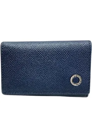 Bvlgari Pre-owned, unisex, Niebieski, ONE SIZE, Skóra, Pre-owned Leather key-holders