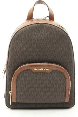 Michael Kors Pre-owned, Kobieta, brązowy, ONE SIZE, Skóra, Pre-owned Canvas backpacks