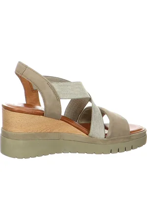 Tamaris Buty, Kobieta, Zielony, 37 EU, Oliwkowe Sandały Damskie