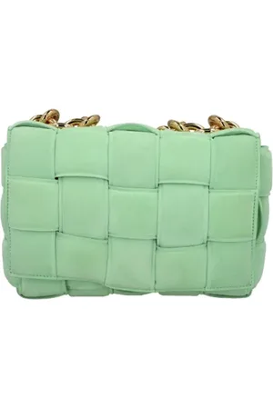 Bottega Veneta Pre-owned, Kobieta, Żółty, ONE SIZE, Zamsz, Pre-owned Suede crossbody-bags