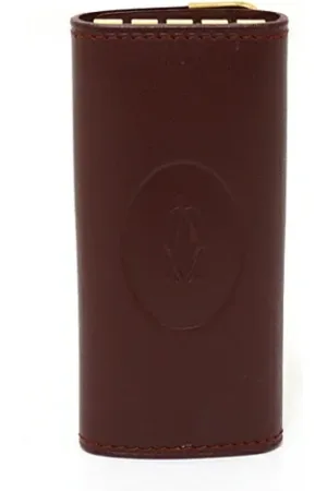 Cartier Pre-owned, unisex, Czerwony, ONE SIZE, Skóra, Pre-owned Leather key-holders