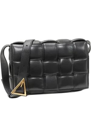 Bottega Veneta Pre-owned, Kobieta, Czarny, ONE SIZE, Skóra, Pre-owned Leather crossbody-bags