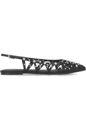 Ash Buty, Kobieta, Czarny, 36 EU, Czarne Buty z Nitami z Skóry