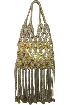 Hibourama Torebki, Kobieta, Wielobarwność, ONE SIZE, Skóra, Carrie Maxi Lurex