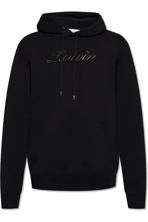 Lanvin Bluzy, Mężczyzna, Czarny, XL, Bawełna, Hoodie