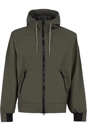 RefrigiWear Kurtki, Mężczyzna, Zielony, XL, Kurtka Speed z kapturem i zamkiem