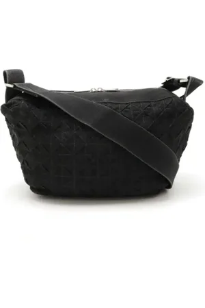 Bottega Veneta Pre-owned, Kobieta, Czarny, ONE SIZE, Pre-owned Canvas crossbody-bags