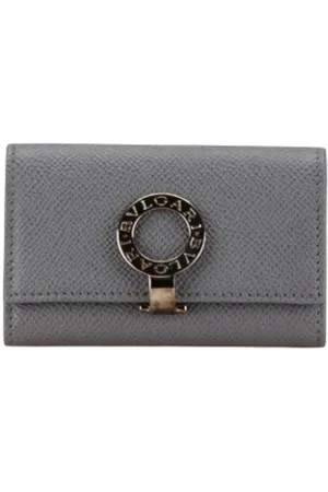 Bvlgari Pre-owned, Kobieta, Szary, ONE SIZE, Skóra, Pre-owned Leather key-holders